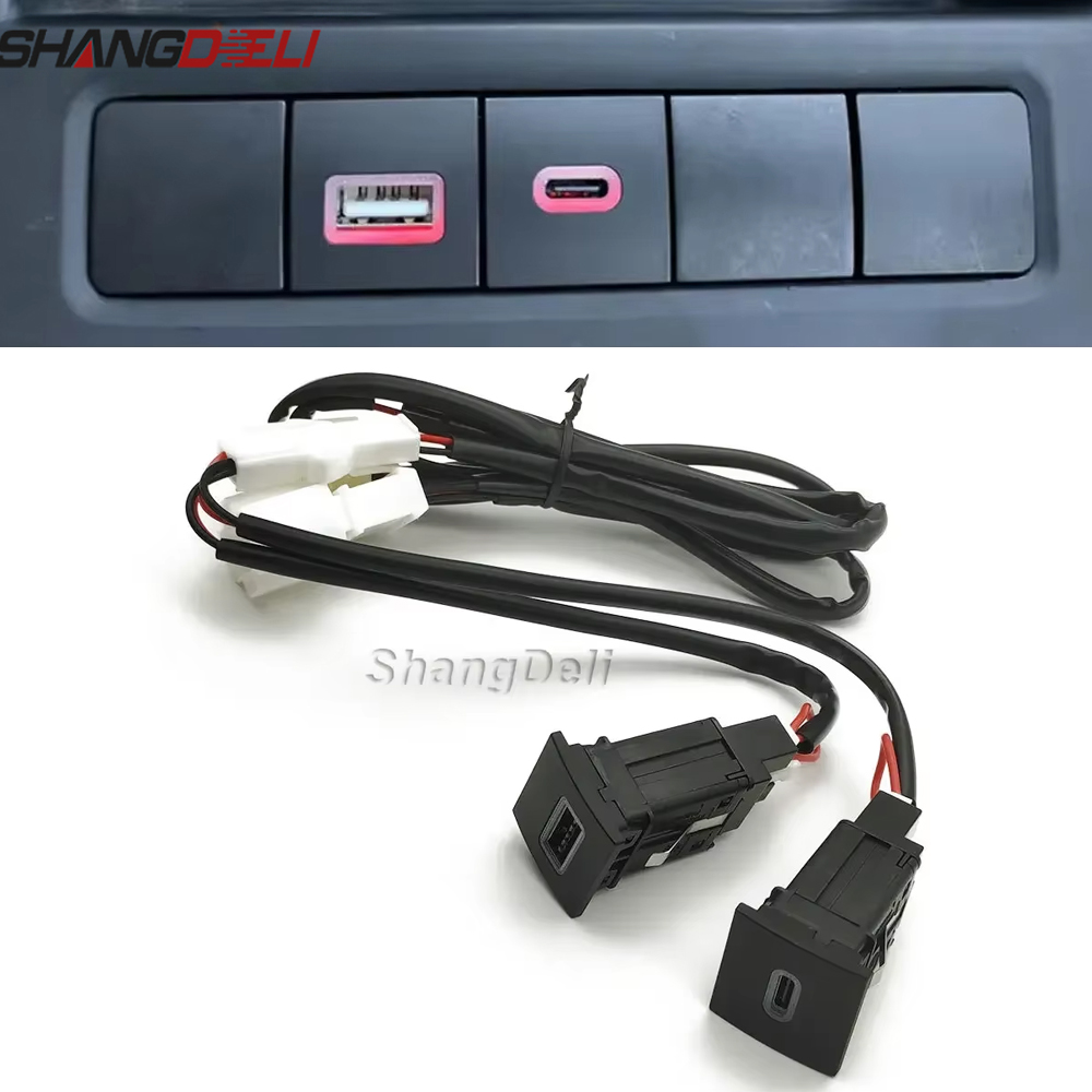 Usb C Power Adapter - Car Charger Socket Dual USB PD