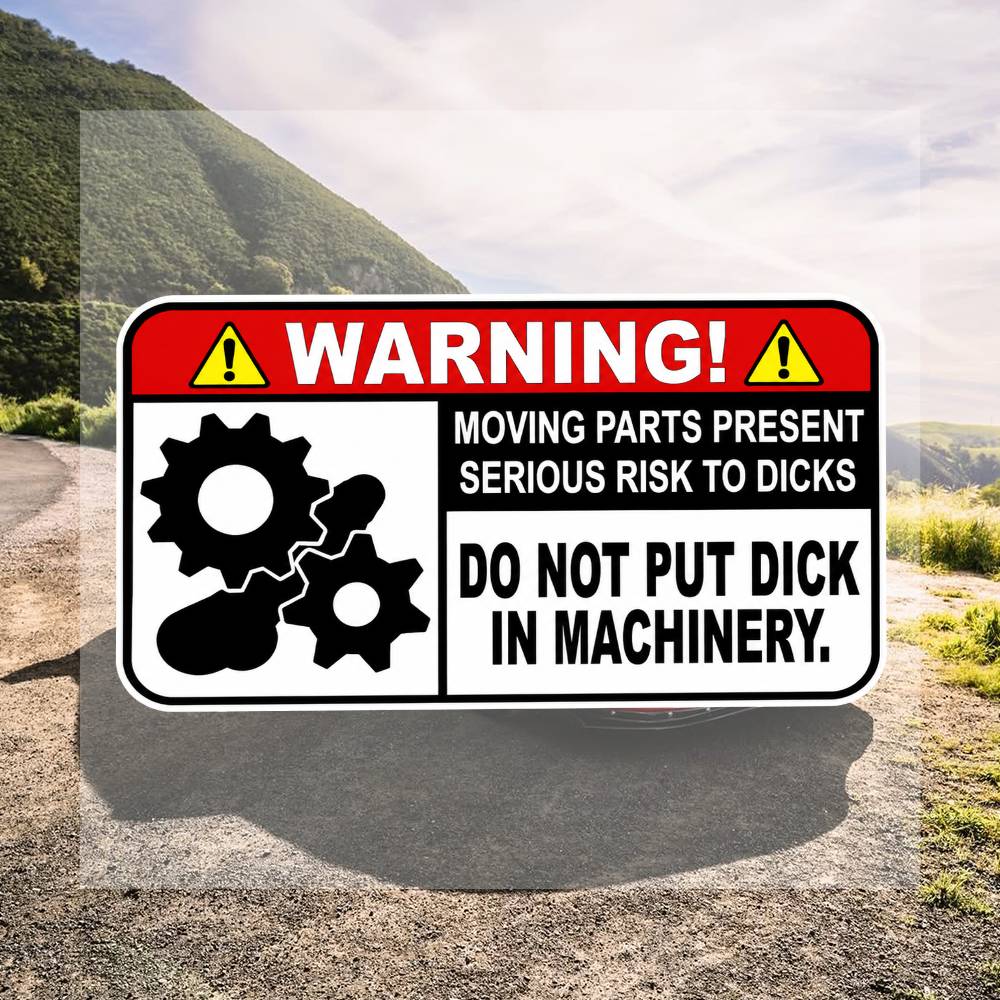 Laptop Accessories Travel Case - Warning 16cm Creative Sticker Decals For