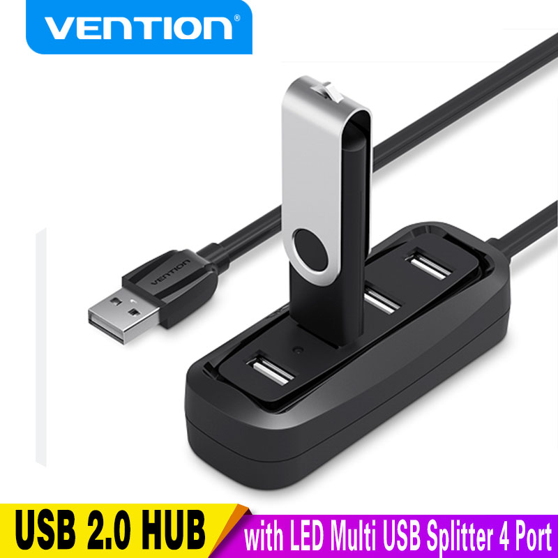 Mac Laptop Accessories - Vention USB 2.0 HUB 4 Port