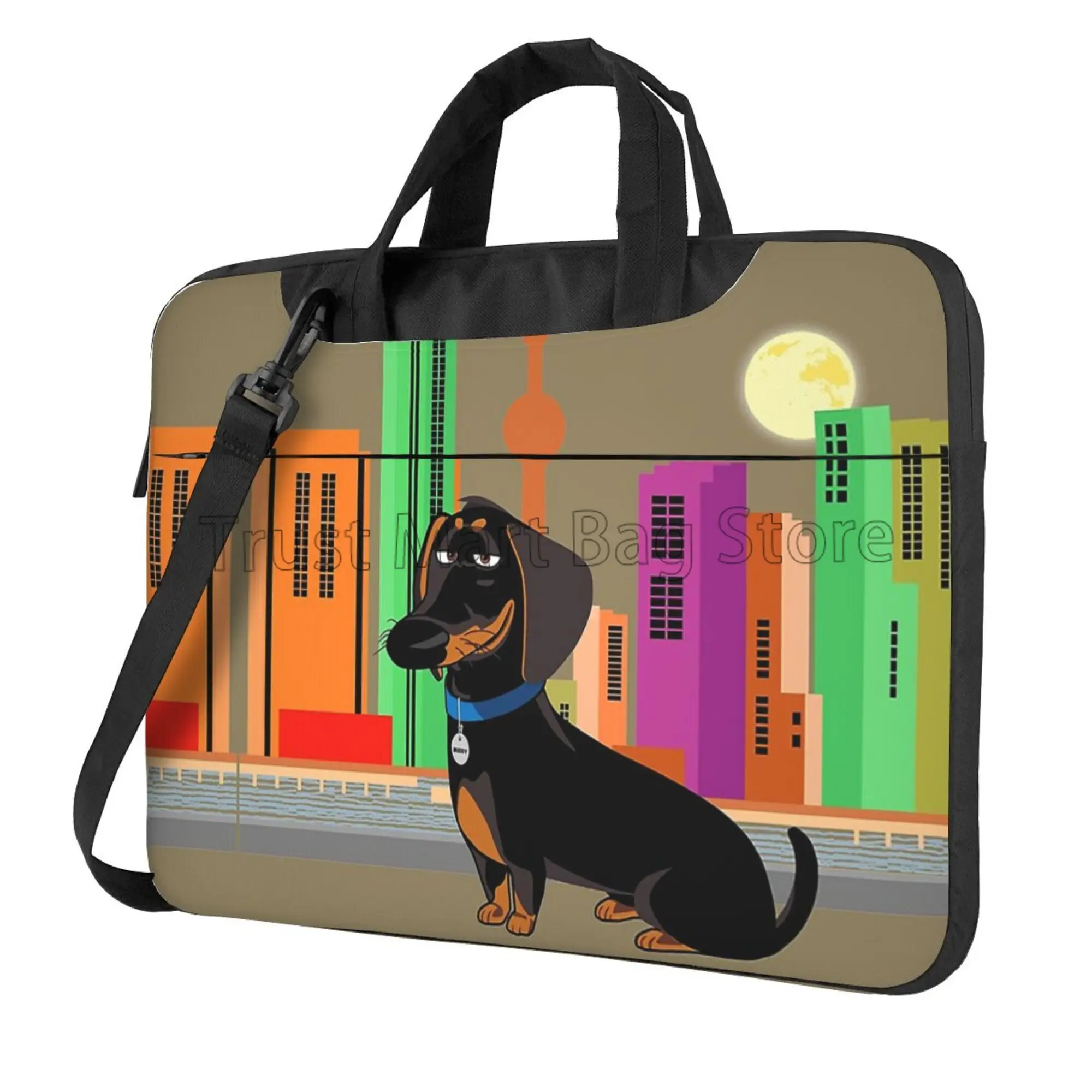 Cute Dachshund Print Laptop Ca - Laptop Accessories Travel Case recension och pris