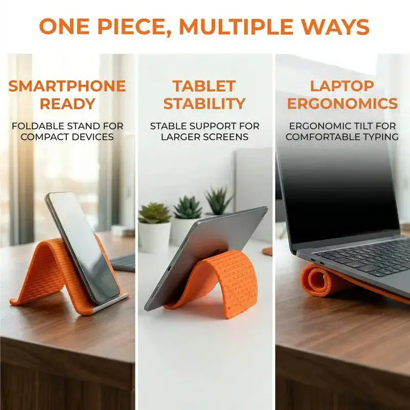 Silicone Foldable Phone Stand  - Laptop Accessory recension och pris