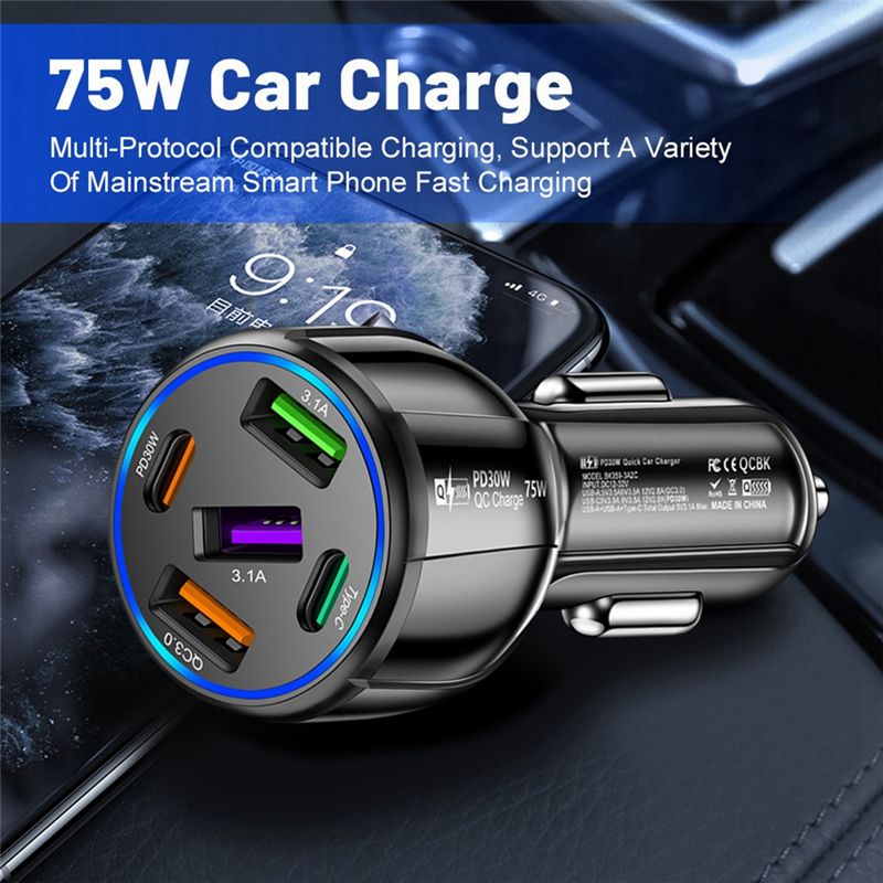 Car USB Type C Fast Charging P - Usb C Power Adapter recension och pris