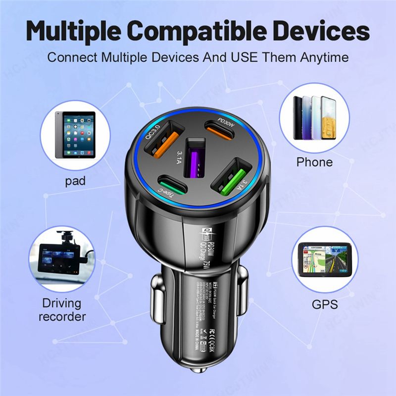 Car USB Type C Fast Charging P - Usb C Power Adapter recension och pris