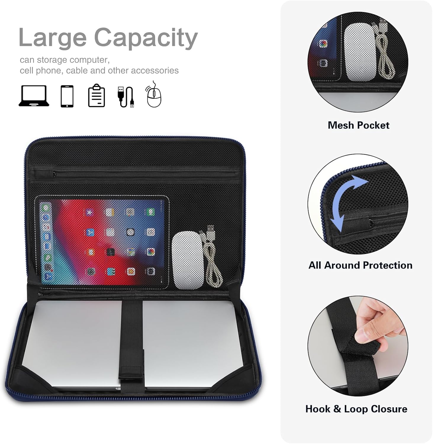 13 14 15.6 17 inch Laptop Slee - Laptop Accessories Travel Case recension och pris
