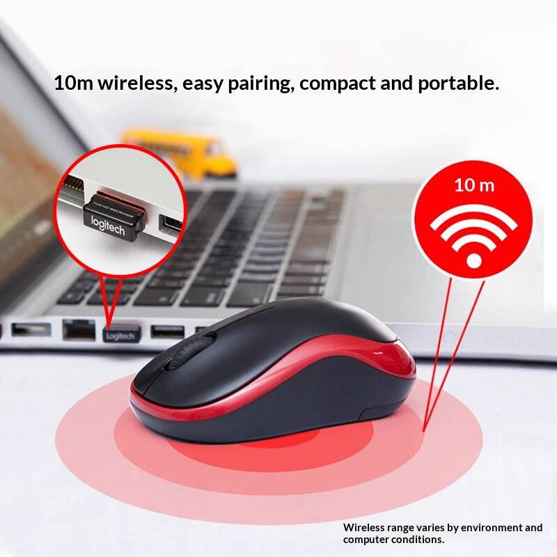 Logitech M185 Wireless Mouse H - Laptop Accessories Officeworks recension och pris