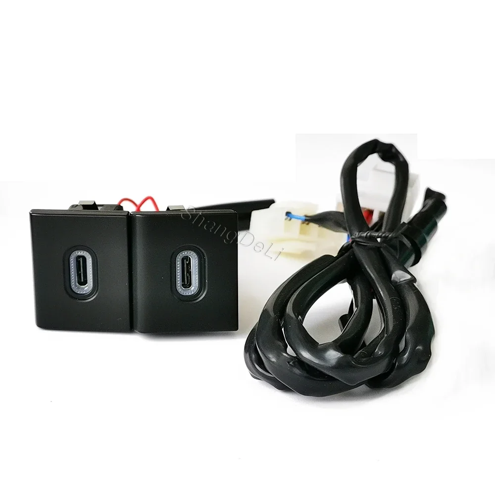 Red LED Quick Car Charger Sock - Usb C Power Adapter recension och pris