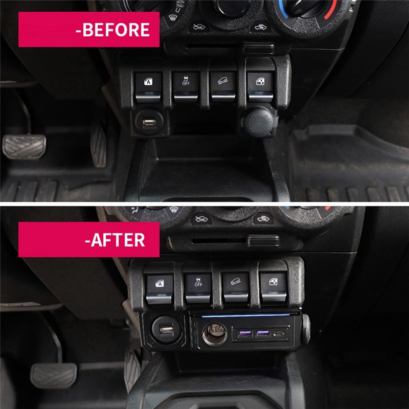 Dual USB Car And Type-C Chargi - Usb C Power Adapter recension och pris