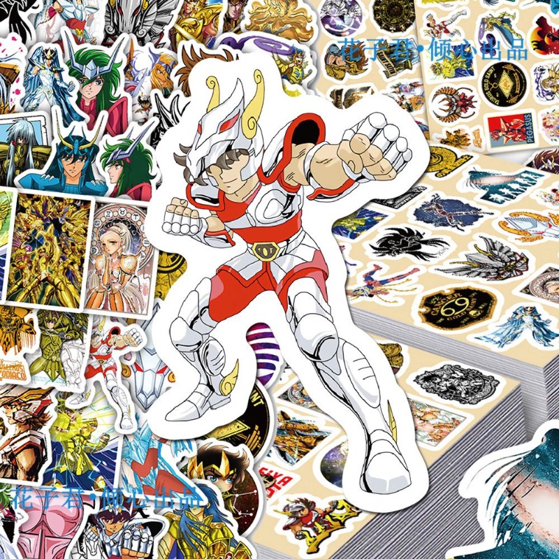 101Pcs Saint Seiya Anime Stick - Laptop Accessory recension och pris