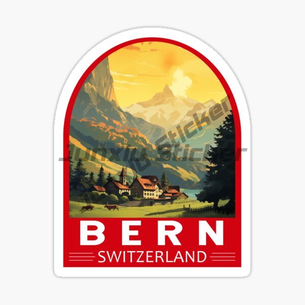 BERN SWITZERLAND Flag Car Stic - Laptop Accessories And Parts recension och pris