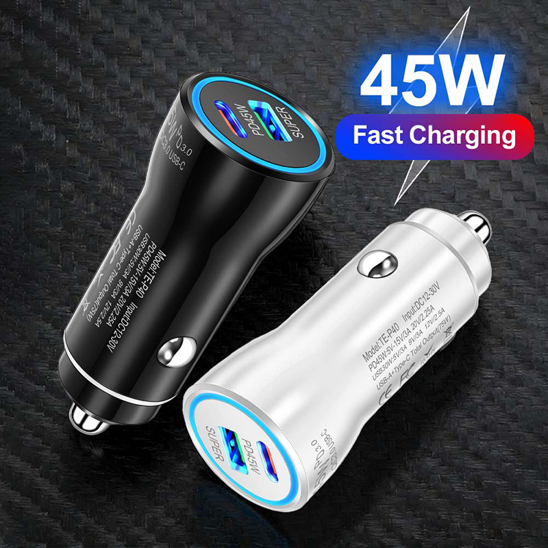 Dual Port 45W USB C Car Charge - Usb C Power Adapter recension och pris