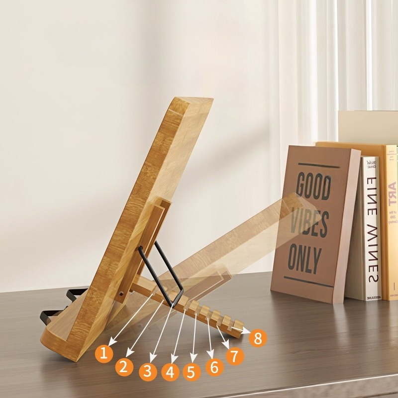 Wooden Reading Book Stand, Mul - Laptop Accessories Distributor recension och pris