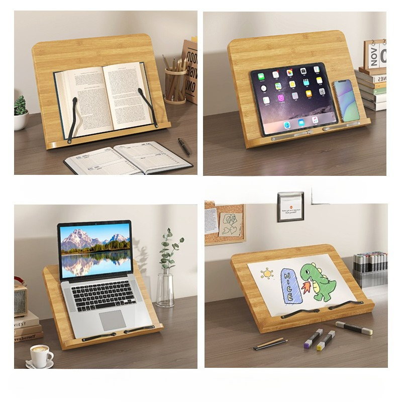 Wooden Reading Book Stand, Mul - Laptop Accessories Distributor recension och pris
