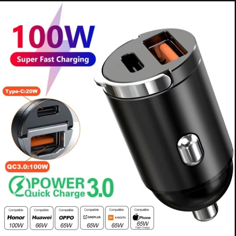 Mini 100W PD QC Pull Ring Fast - Usb C Power Adapter recension och pris