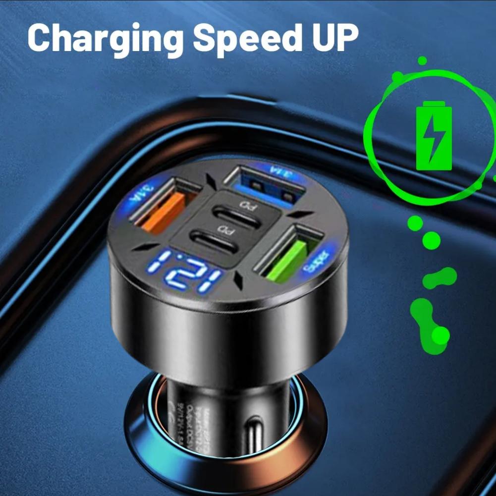 5Port Car Charger for for iPho - Usb C Power Adapter recension och pris