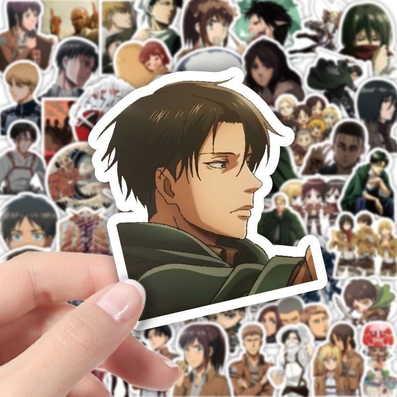 60Pcs Attack on Titan Anime St - Laptop Accessory recension och pris
