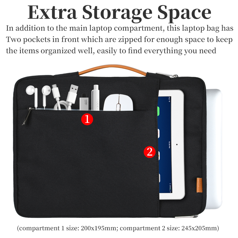Laptop Sleeve Notebook Handbag - Laptop Accessories Travel Case recension och pris