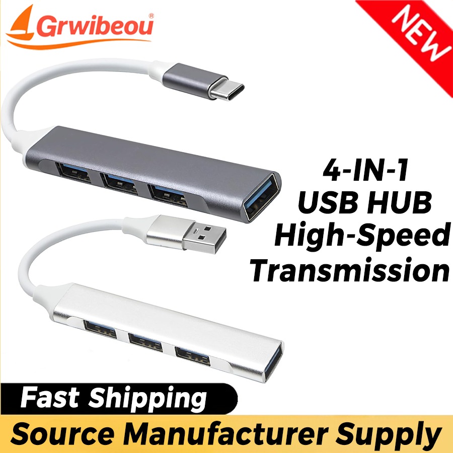 4 in 1 USB HUB USB-C HUB 4 Por - Mac Laptop Accessories recension och pris