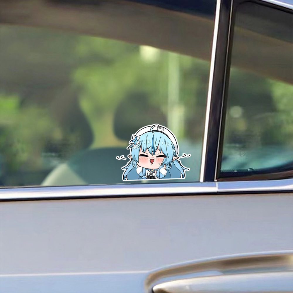 Cute Anime Girl Car Sticker Ho - Laptop Accessories Light recension och pris