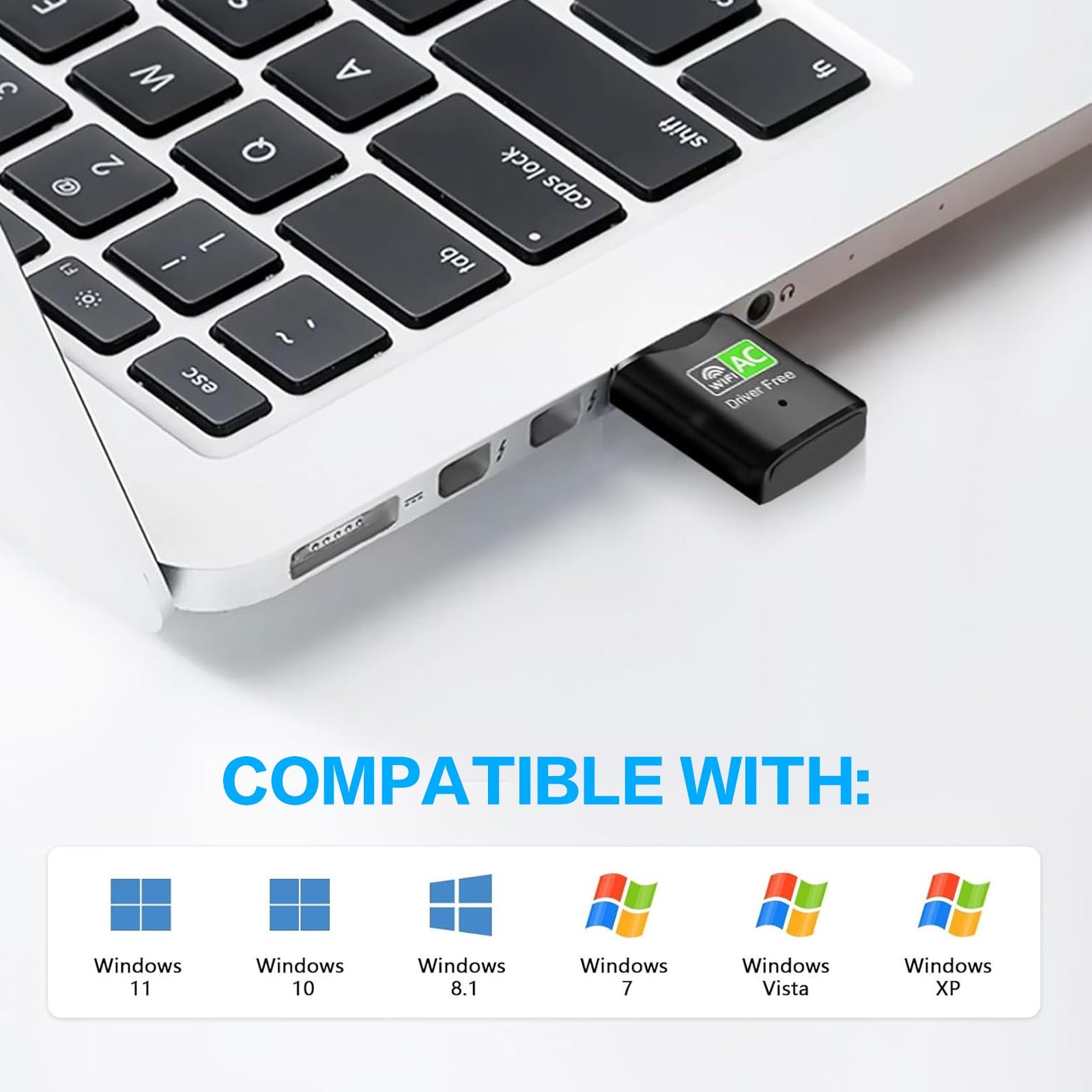 AC600 USB WiFi Adapter, Dual B - Laptop Accessories Distributor recension och pris