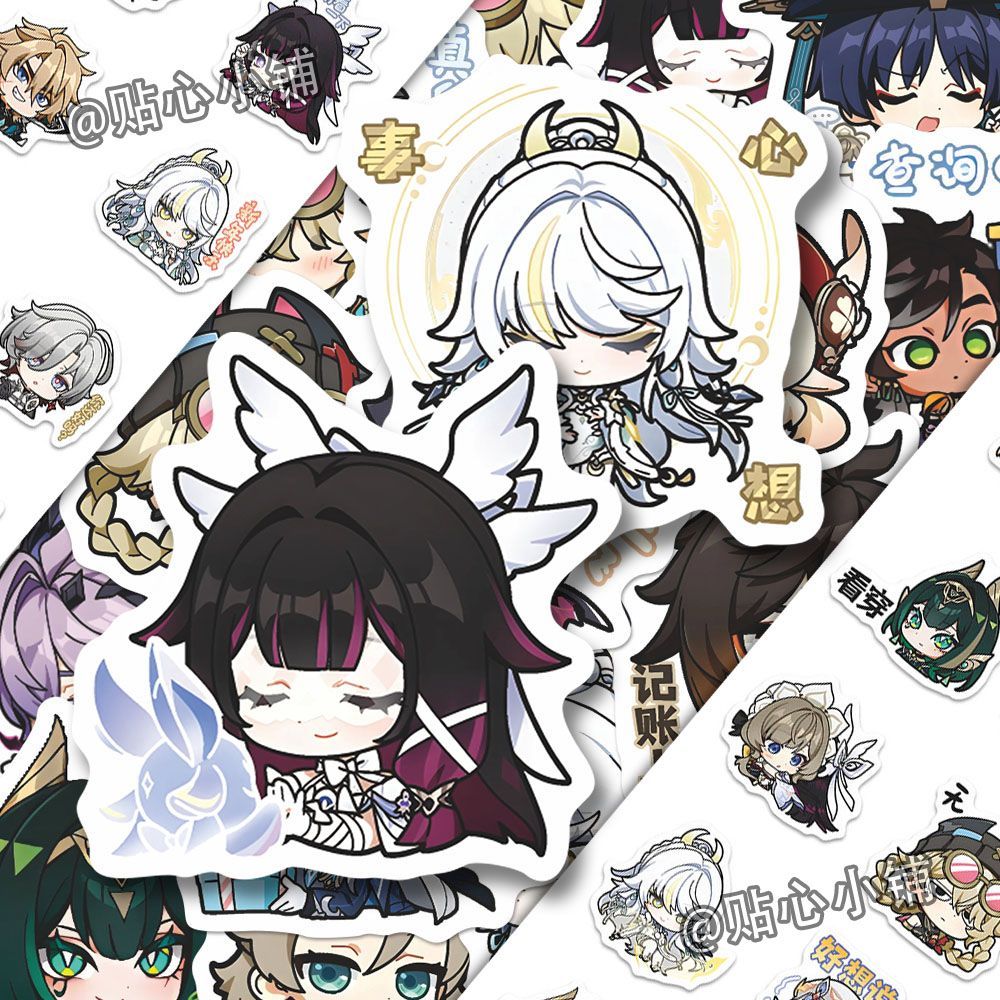 64PCS Genshin Impact Moon Maid - Laptop Accessory recension och pris