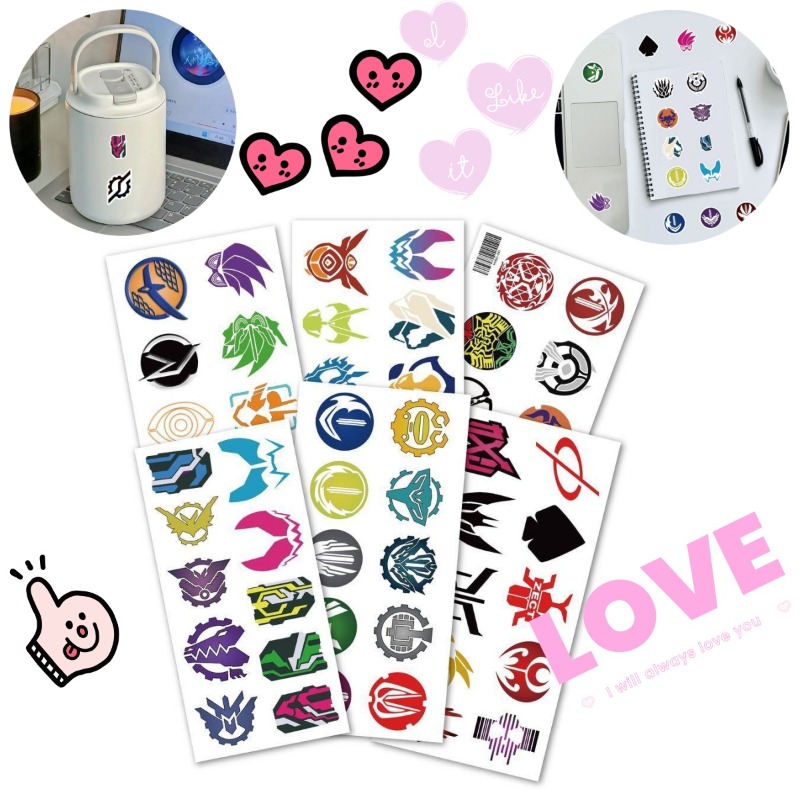 60 Sheets Kamen Rider Logo Sti - Laptop Accessory recension och pris